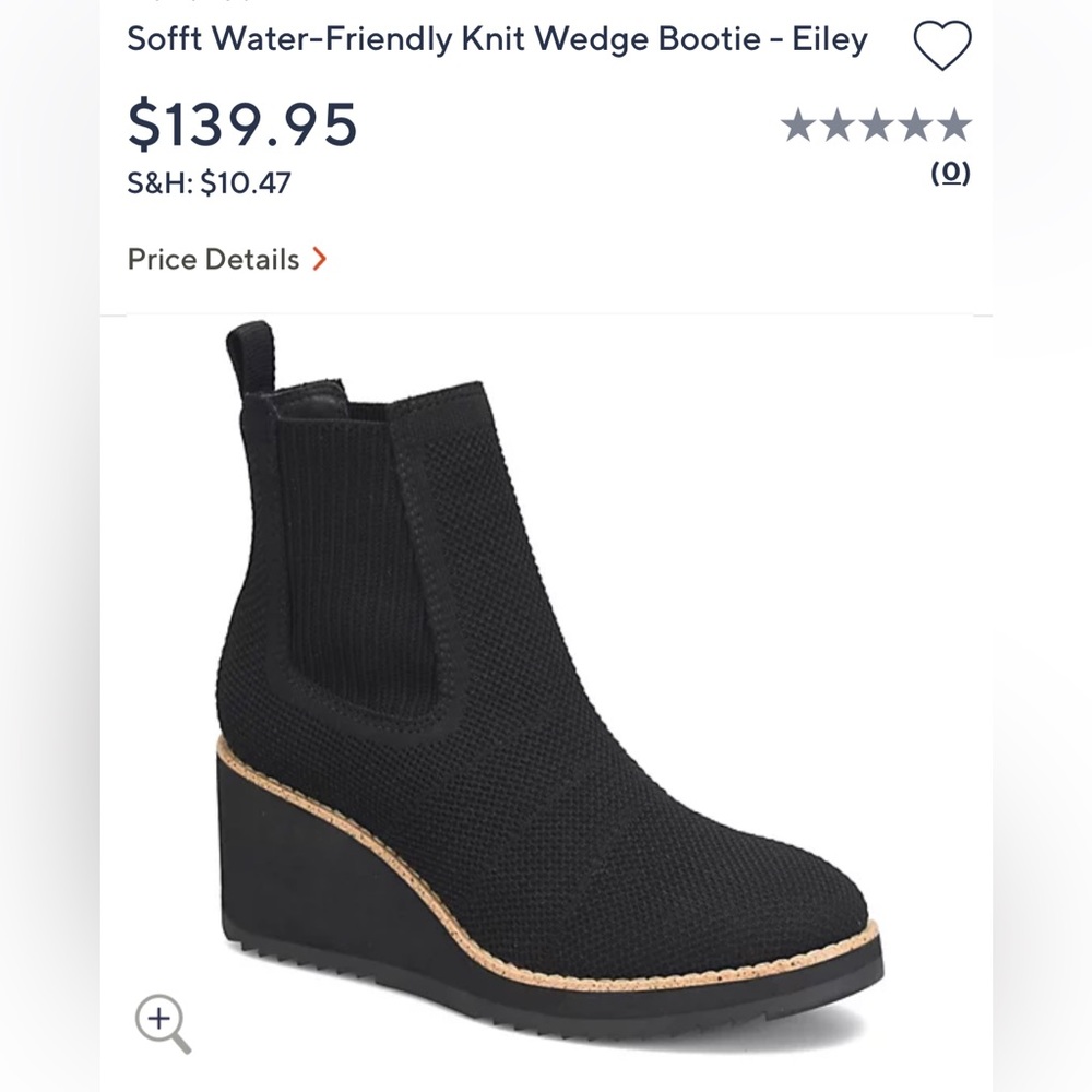 Sofft Wedge Booties - So Comfortable!